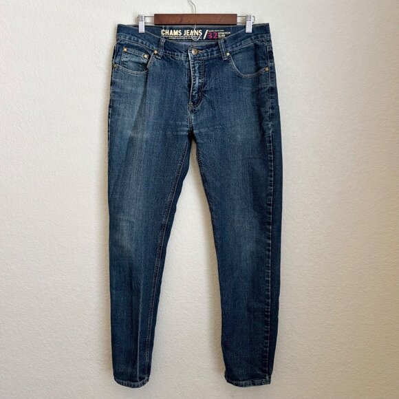 Champs Other - Champs Jeans Men’s 32x32 Stretch Slim Fit Blue Denim Casual Jeans